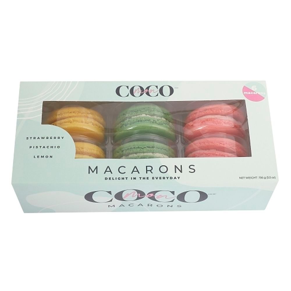 Coco Bakery Tiffany Blue Macarons, 5.5 Ounce -- 20 Per Case