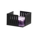 Classic Black ABS Napkin Organizer 5 x 5 inch