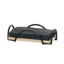 Logan Collection Black Wire Rectangle Napkin Holder