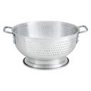 Winco Aluminium Colander with Base and Handle, 11 Quart.