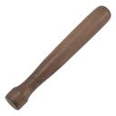 Winco Lacquered Wood Walnut Muddler, 8 inch.