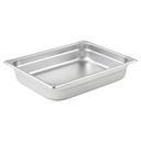 Winco 23 Gauge Stainless Steel Half Size Anti Jam Steam Pan, 2 1/2 inch -- 12 per case.