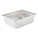 Winco 23 Gauge Stainless Steel Half Size Anti Jam Steam Pan, 4 inch -- 6 per case.