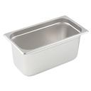 Winco 23 Gauge Stainless Steel 1/3 Size Anti Jam Steam Pan, 6 inch -- 12 per case.