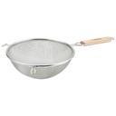 Winco Stainless Steel Double Fine Mesh Strainer, 8 inch.