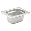 Winco 18/8 Stainless Steel Heavy Weight Anti-Jamming Steam Table Pan.