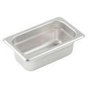 Winco 24 Gauge Stainless Steel 1/9 Size Anti Jam Steam Pan, 2 1/2 inch -- 12 per case.