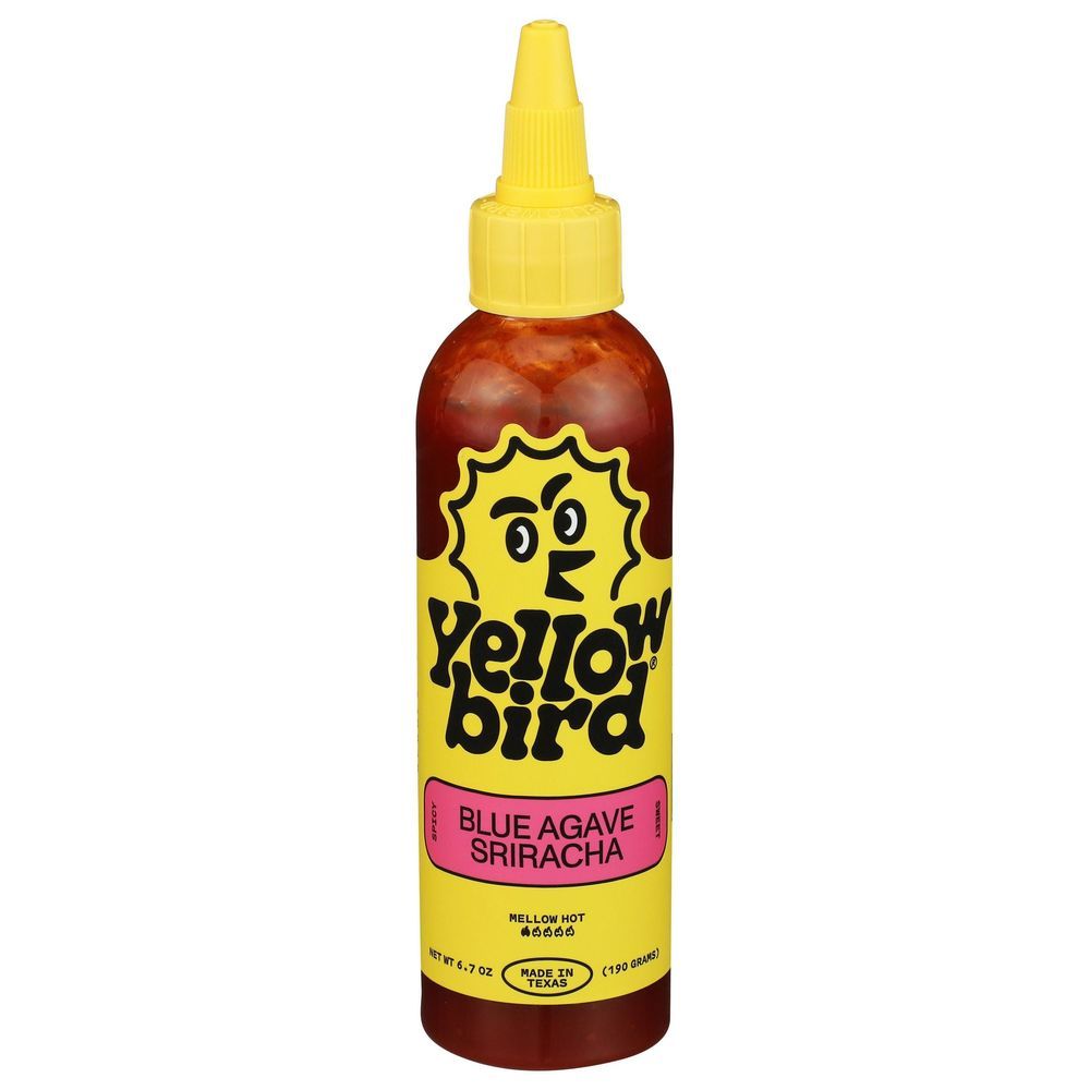 Yellowbird Blue Agave Sriracha Hot Sauce, 6.7 Ounce -- 6 Per Case