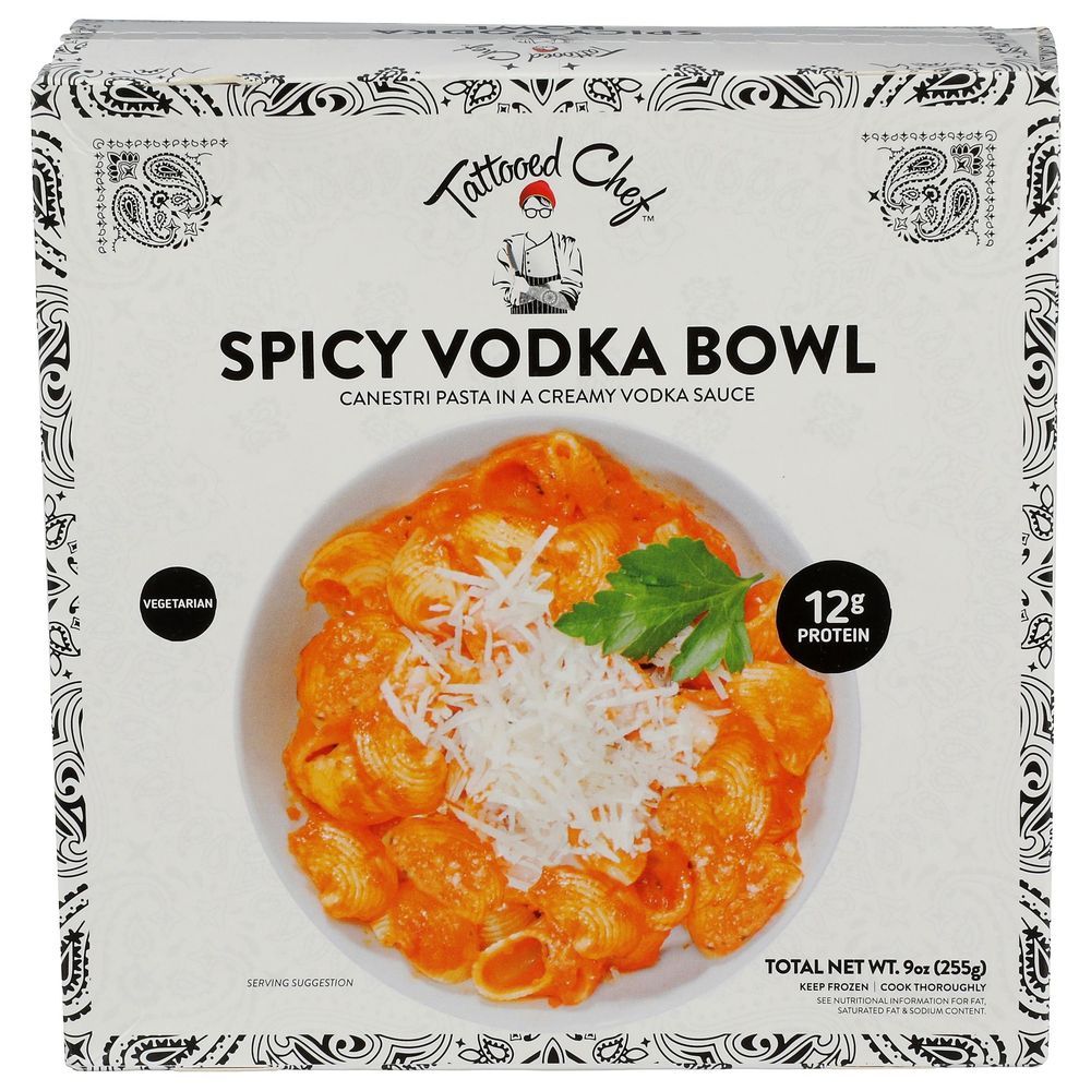 Tattooed Chef Spicy Vodka Pasta Bowl, 9 Ounce -- 6 Per Case