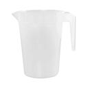 Lesko Natural Polypropylene Stackable Pitcher, 64 Ounce -- 42 per case