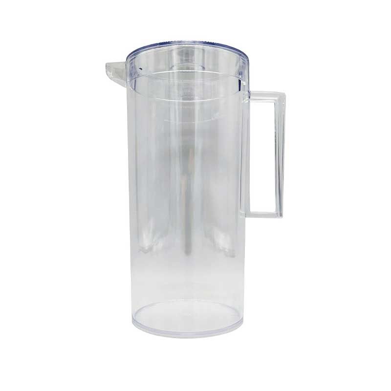 Lesko Clear Crystal Styrene Pitcher With Lid, 64 Ounce -- 12 Per Case