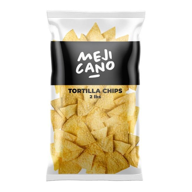 Mejicano Yellow Nacho Chip, 0.907 Kg -- 3 Per Case