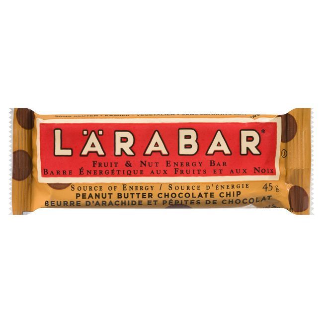 Larabar Peanut Butter Chocolate Chip Fruit And Nut Energy Bar, 45 G -- 16 Per Case
