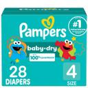 Size 4 Jumbo Baby Dry Diaper