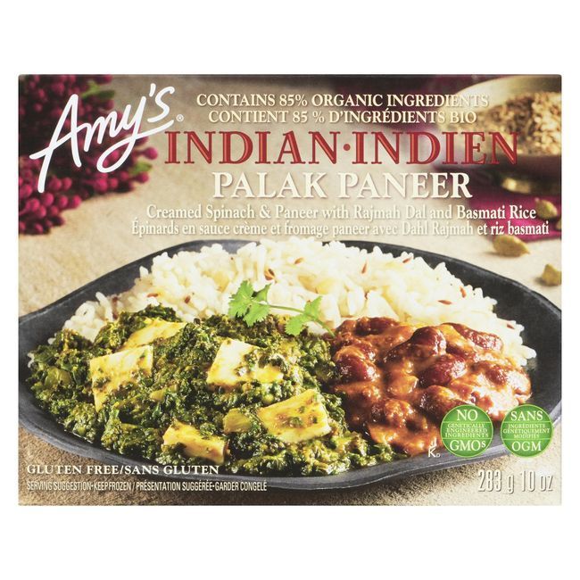 Amy's Indian Palak Paneer, 283 G -- 12 Per Case