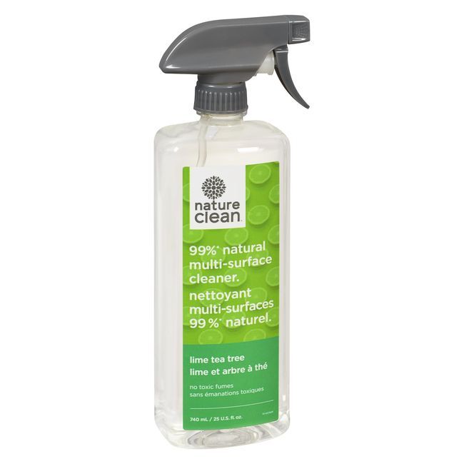 Nature Clean Lime Tea Tree Multi Surface Spray Cleaner, 740 Ml -- 6 Per Case