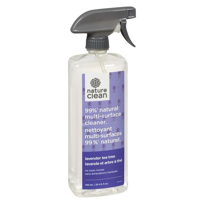 Nature Clean Lavender Tea Tree Multi Surface Spray Cleaner, 740 Ml -- 6 Per Case
