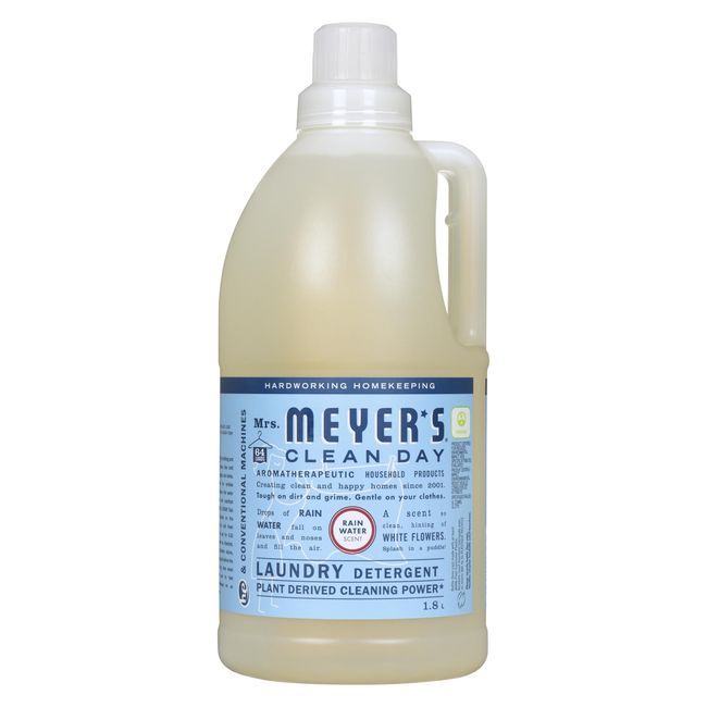 Mrs. Meyer's Clean Day Savon À Lessive Liquide Concentré À L'eau De Pluie, 1,8 L -- 6 Par Boîte