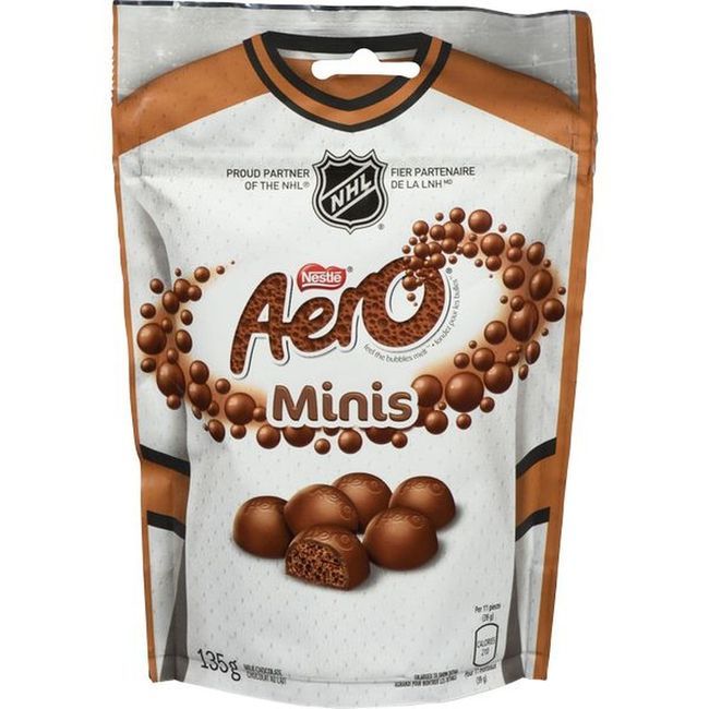 Aero Mini Chocolat Au Lait, 135 G -- 10 Par Boîte