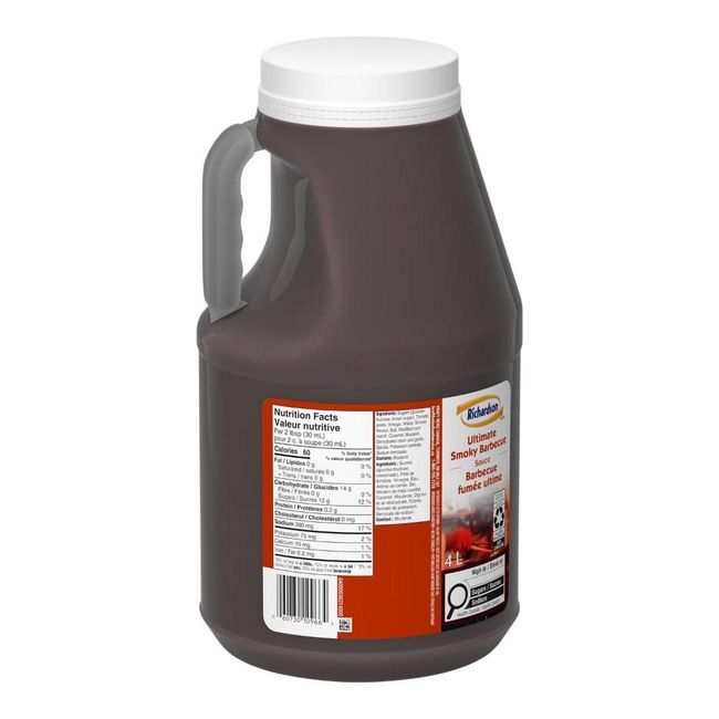 Richardson Sauce Barbecue Fumée, 4 L -- 2 Par Boîte