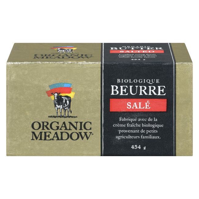 Organic Meadow Organic Salted Butter, 454 G -- 15 Per Case