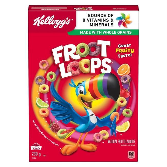 Froot Loops Céréales, 230 G -- 10 Par Boîte