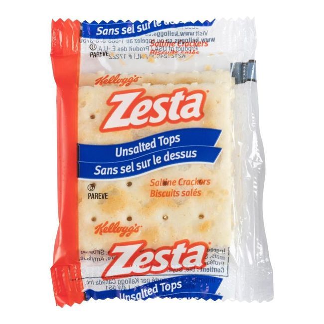 Kellogg's Craquelins Soda Non Salés Zesta, 6 G -- 500 Par Boîte