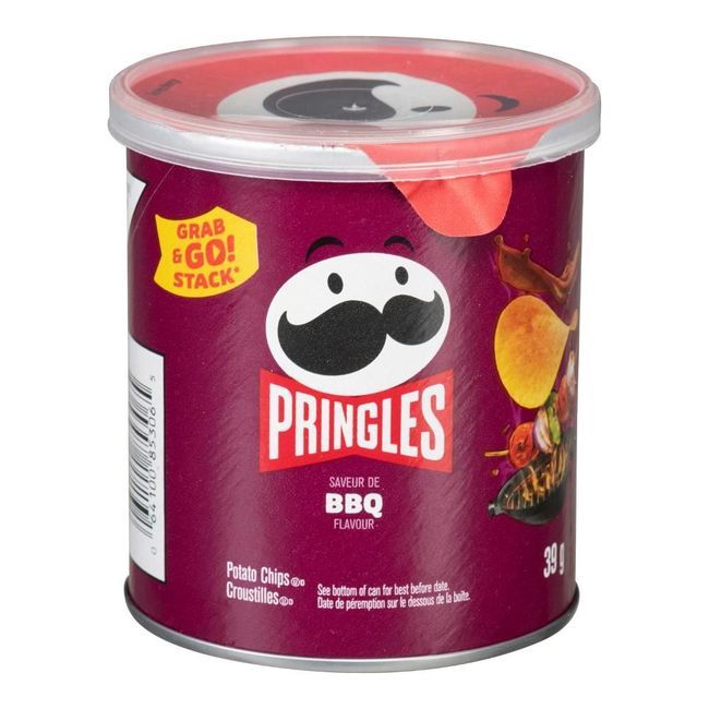 Pringles Chips De Pommes De Terre Bbq, 39 G -- 12 Par Boîte