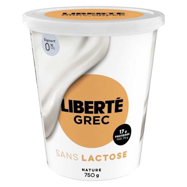 0 Percent Milk Fat Lactose Free Plain Greek Yogurt