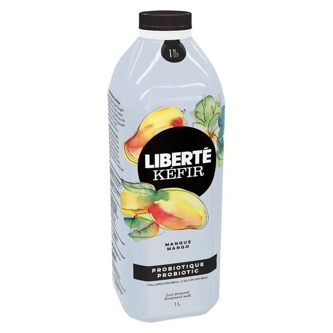 Liberte 1 Percent Milk Fat Mango Kefir, 1 L -- 6 Per Case