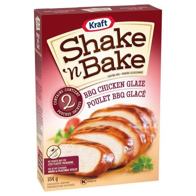 Shake N Bake Glazed Bbq Chicken Breadcrumb Mix, 184 G -- 10 Per Case