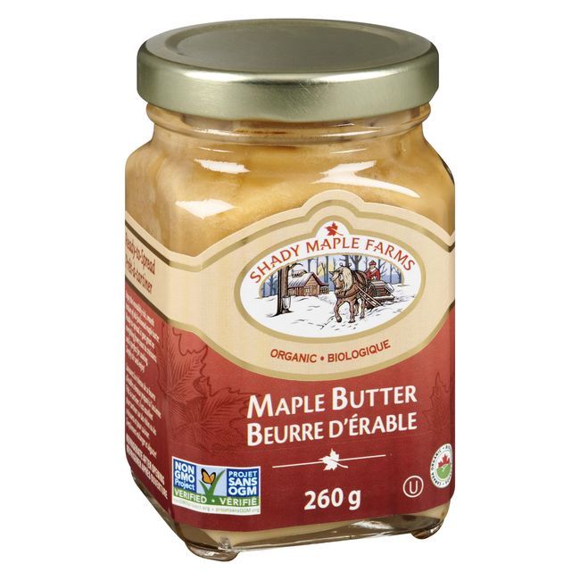 Shady Maple Farms Beurre D'érable Traditionnel Biologique, 260 G -- 8 Par Boîte