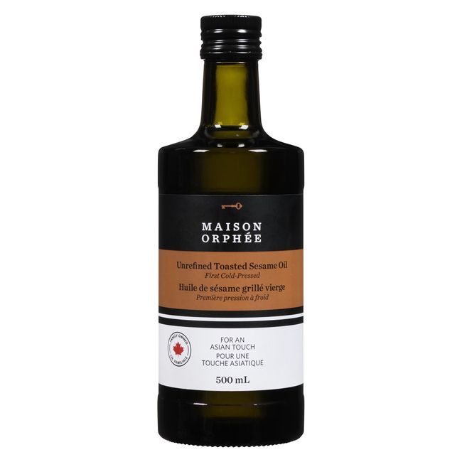 Maison Orphee Toasted Sesame Oil, 500 Ml -- 6 Per Case