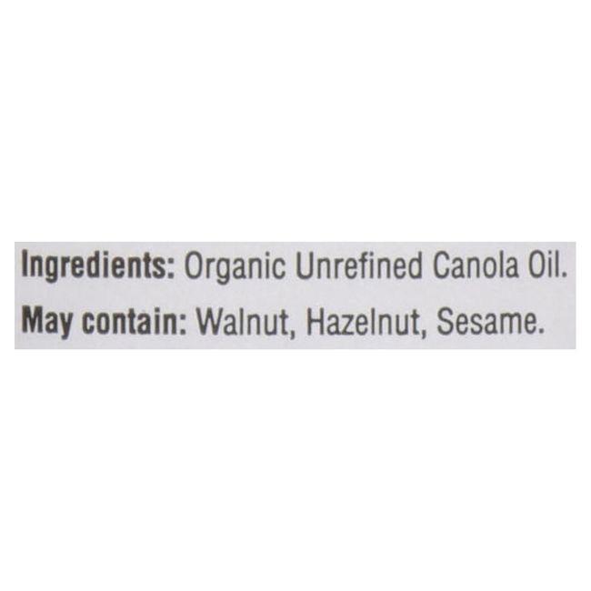 Maison Orphee Huile De Canola Biologique, 750 Ml -- 6 Par Boîte
