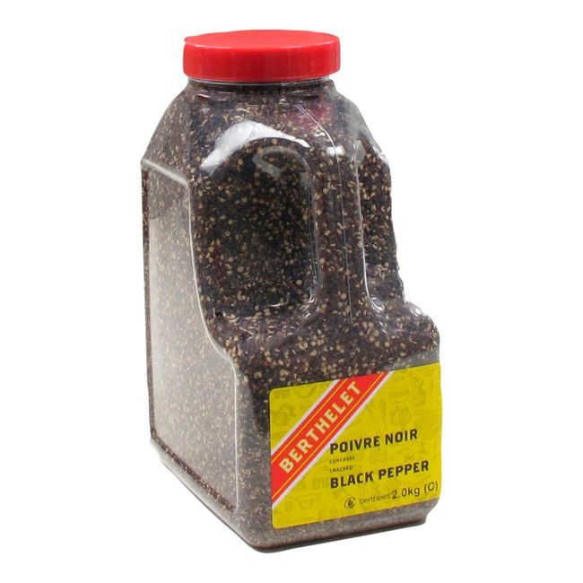 Berthelet Poivre Noir Concassé, 2 Kg