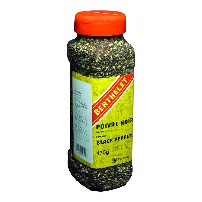 Berthelet Poivre Noir Concassé, 470 G