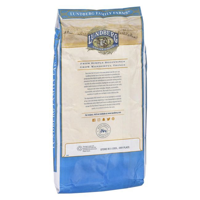 Lundberg Family Farms Organic White Jasmine Rice, 11.3 Kg