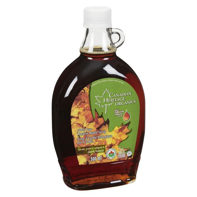 Canadian Heritage Organics Sirop D'érable Foncé Et Robuste, 500 Ml -- 12 Par Caisse