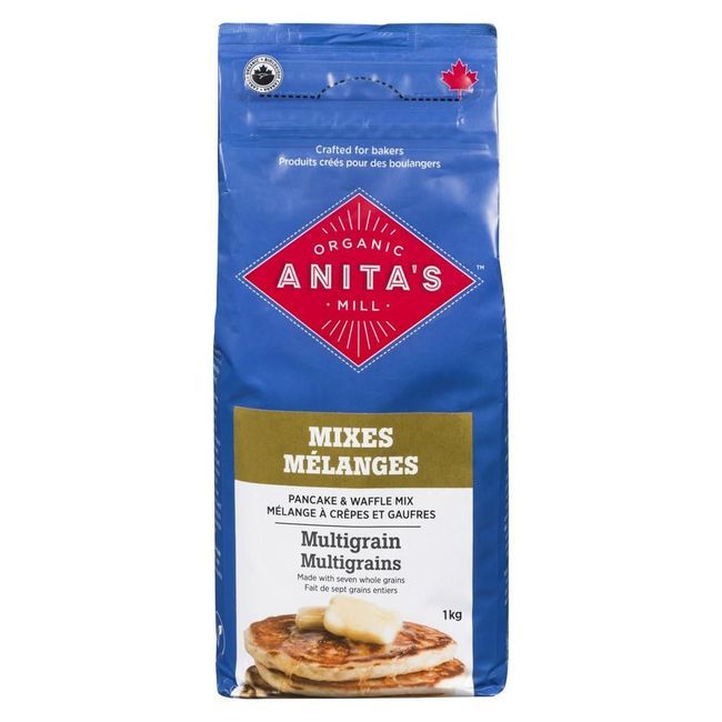Anita's Organic Mill Multi-grain Pancake And Waffle Mix, 1 Kg -- 4 Per Case