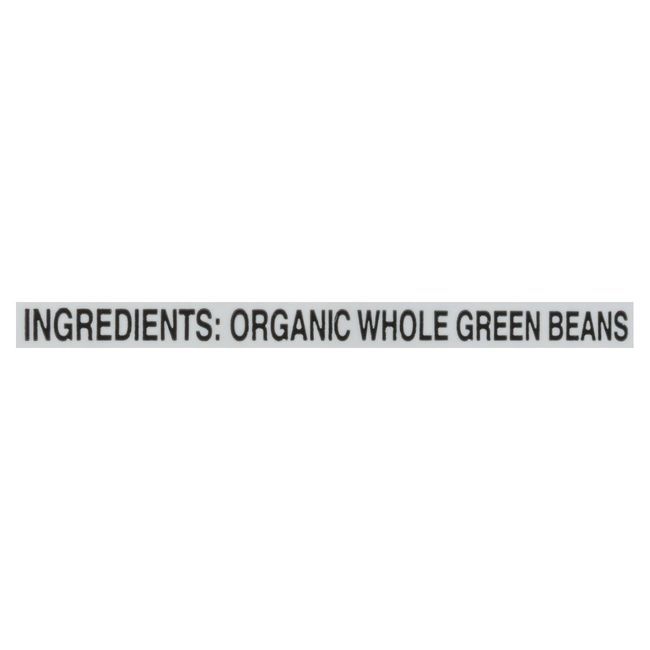 Green Organic Green Beans, 500 G -- 12 Per Case