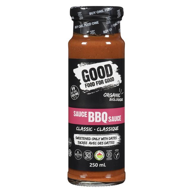 Good Food For Good Sauce Barbecue Classique Biologique, 250 Ml -- 6 Par Boîte