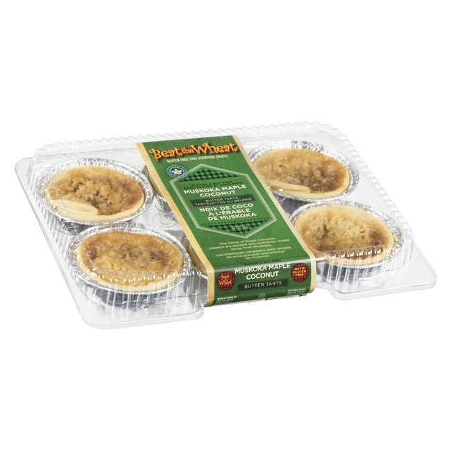 Beat The Wheat Muskoka Maple Coconut Butter Tarts, 400 G -- 8 Per Case