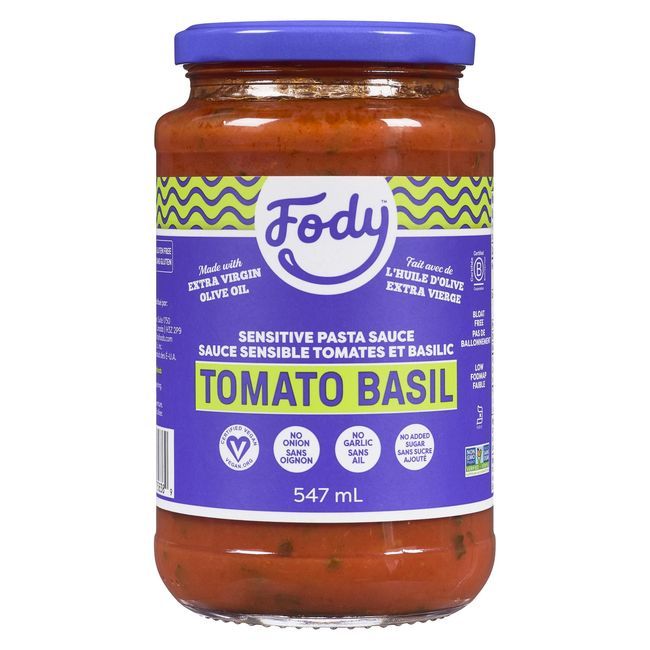Fody Sauce Pour Pâtes Tomate Basilic De Qualité Supérieure, 547 Ml -- 6 Par Boîte