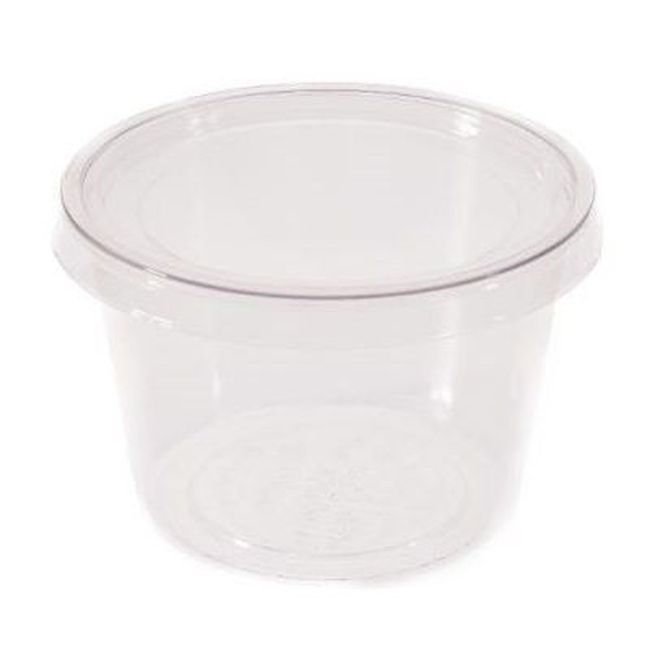 Clear PLA Compostable Lid for 2/3/4 oz Portion Cup