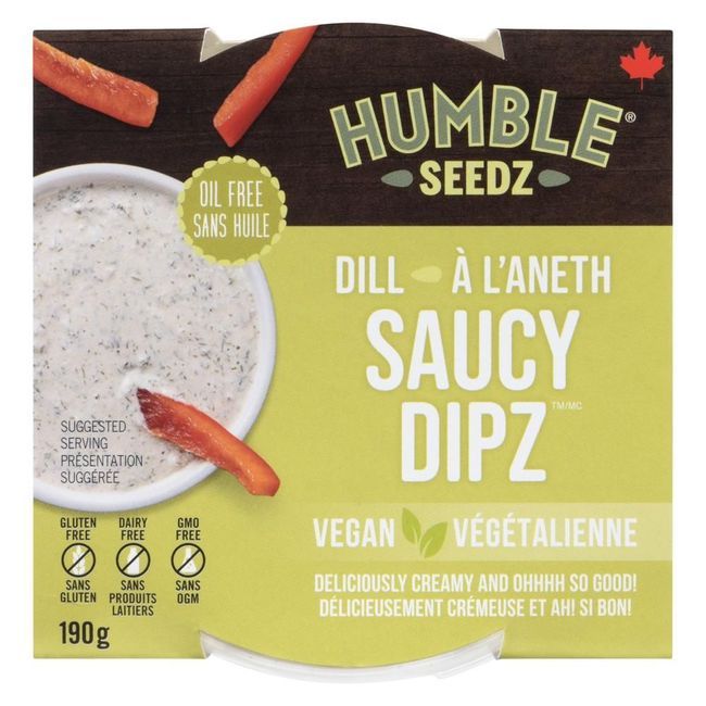Humble Seedz Dill Saucy Dipz, 190 G -- 8 Per Case