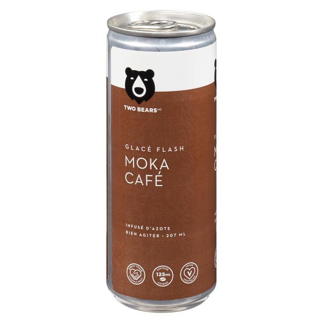Two Bears Flash Brew Ready To Drink Coffee Mocha, 207 Ml -- 6 Per Case