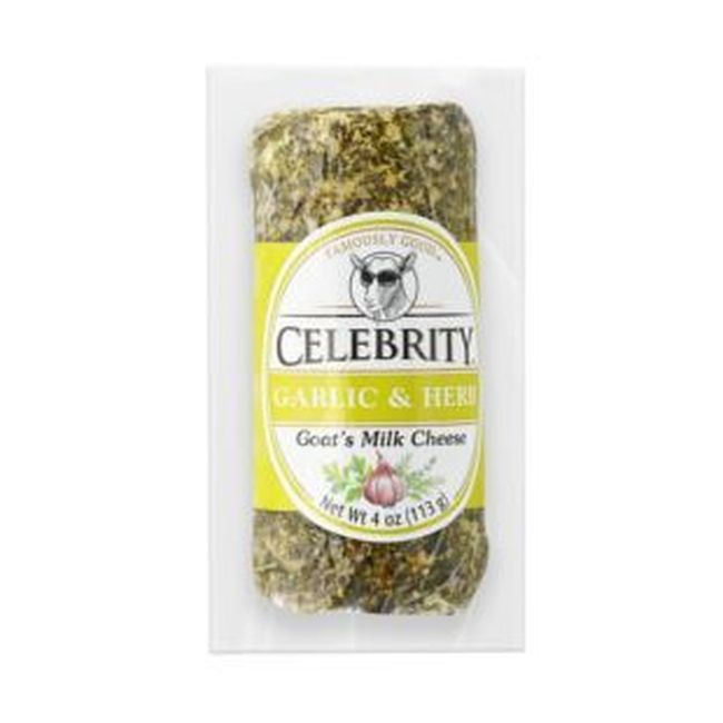 Celebrity Fromage De Chèvre Aux Herbes Et À L'ail, 300 G -- 6 Par Boîte