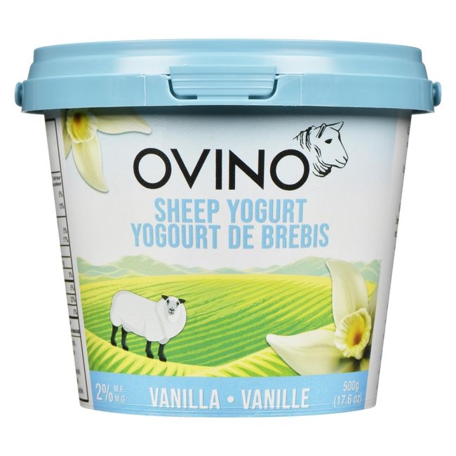 2 Percent Milk Fat Vanilla Sheep Yogurt