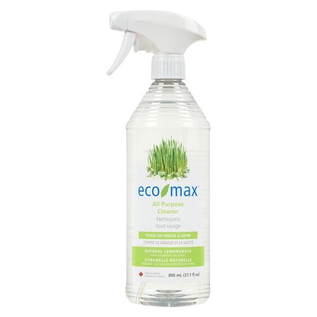 Eco-max Natural Lemongrass All Purpose Cleaner, 800 Ml -- 4 Per Case