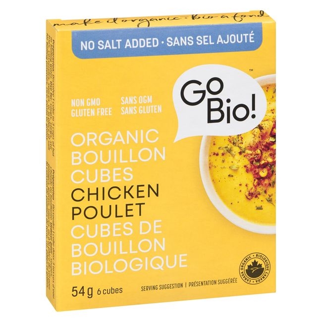 Organic No Salt Added Chicken Bouillon Cubes